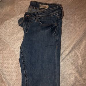 Skinny low rise jeans